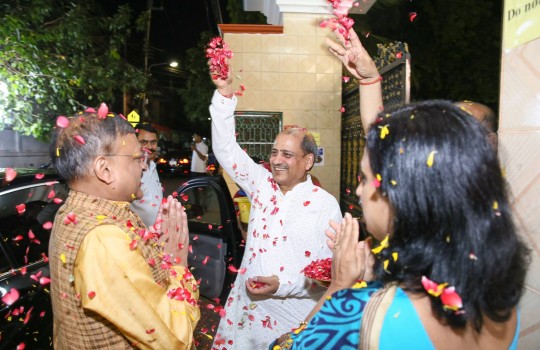 Vishwa Hindu Parishad Thailand and Hindu Dharma Sabha Vishnu Temple jointly organized 8th Holika Dahan Festival on 12th March at Shri Vishnu Temple in Bangkok.