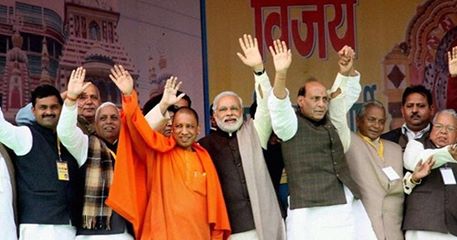 Yogi Adityanath, the firebrand BJP leader took over as the 32nd Chief Minister of Uttar Pradesh.